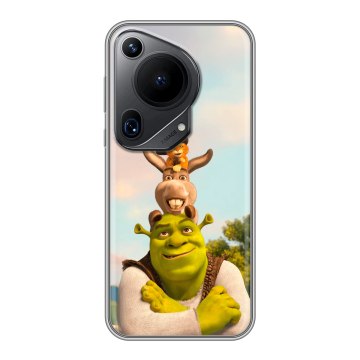 Силиконовый чехол на Huawei Pura 70 Ultra с принтом Шрек Shrek