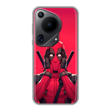 Силиконовый чехол на Huawei Pura 70 Ultra с принтом Дедпул Deadpool