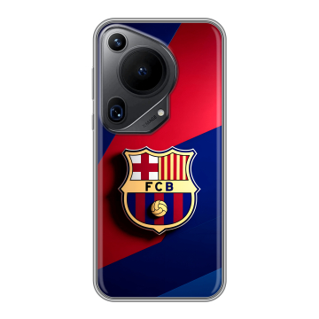 Силиконовый чехол на Huawei Pura 70 Ultra с принтом Барселона Barcelona