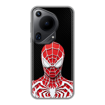 Силиконовый чехол на Huawei Pura 70 Ultra с принтом человек паук spiderman