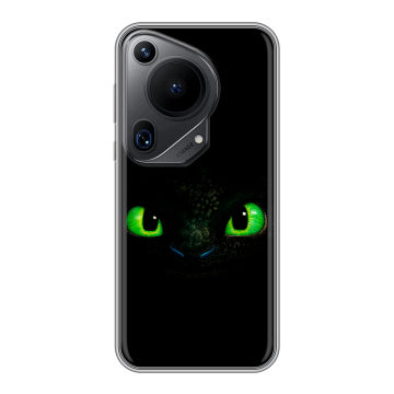 Силиконовый чехол на Huawei Pura 70 Ultra с принтом Как приручить дракона