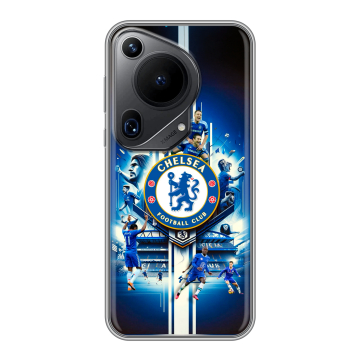 Силиконовый чехол на Huawei Pura 70 Ultra с принтом Chelsea Челси
