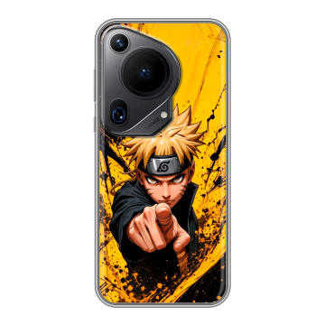 Силиконовый чехол на Huawei Pura 70 Ultra с принтом Naruto Наруто