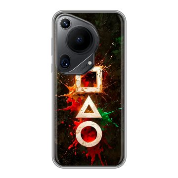 Силиконовый чехол на Huawei Pura 70 Ultra с принтом Squid Game Игра кальмара