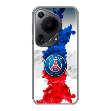 Силиконовый чехол на Huawei Pura 70 Ultra с принтом PSG ПСЖ