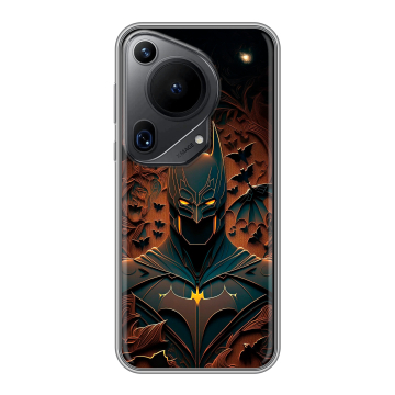 Силиконовый чехол на Huawei Pura 70 Ultra с принтом Batman Бэтмен