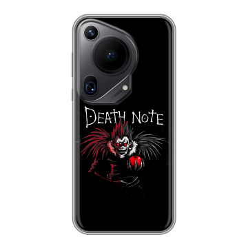 Силиконовый чехол на Huawei Pura 70 Ultra с принтом Death note Тетрадь смерти