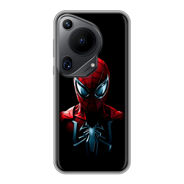 Силиконовый чехол на Huawei Pura 70 Ultra с принтом Spiderman Человек паук