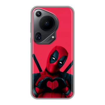 Силиконовый чехол на Huawei Pura 70 Ultra с принтом Дедпул Deadpool