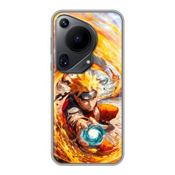 Силиконовый чехол на Huawei Pura 70 Ultra с принтом Аниме Наруто Naruto