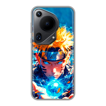 Силиконовый чехол на Huawei Pura 70 Ultra с принтом Аниме Наруто Naruto
