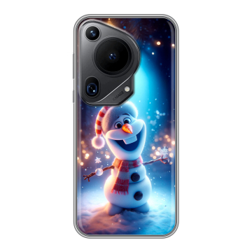 Силиконовый чехол на Huawei Pura 70 Ultra с принтом Новый год