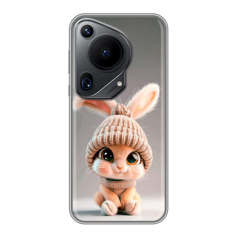 Силиконовый чехол на Huawei Pura 70 Ultra с принтом Кролик Силиконовый чехол на Huawei Pura 70 Ultra с принтом Кролик