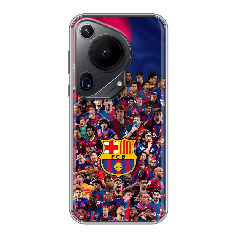 Силиконовый чехол на Huawei Pura 70 Ultra с принтом Барселона Barcelona Силиконовый чехол на Huawei Pura 70 Ultra с принтом Барселона Barcelona
