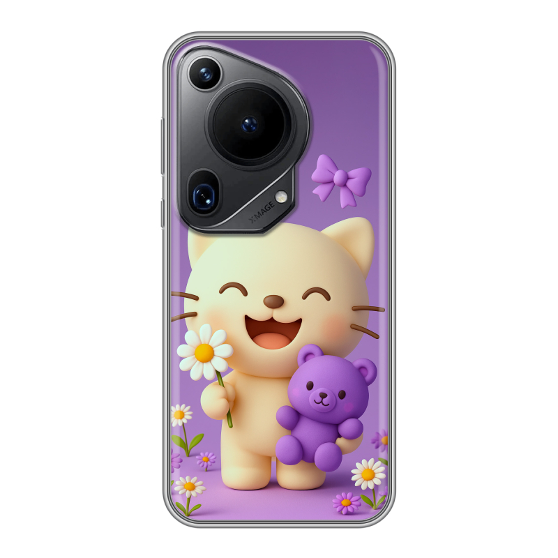 Силиконовый чехол на Huawei Pura 70 Ultra с принтом для девочек Силиконовый чехол на Huawei Pura 70 Ultra с принтом для девочек