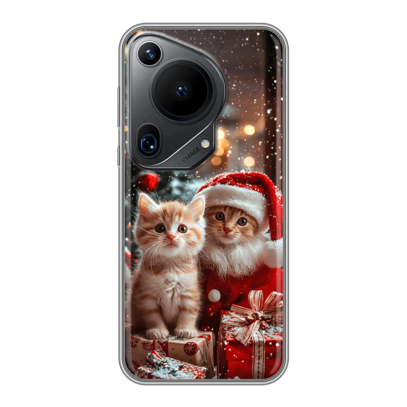 Силиконовый чехол на Huawei Pura 70 Ultra с принтом Новый год Силиконовый чехол на Huawei Pura 70 Ultra с принтом Новый год