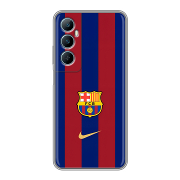 Силиконовый чехол на Realme C65 с принтом Барселона Barcelona Силиконовый чехол на Realme C65 с принтом Барселона Barcelona