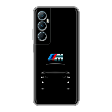 Силиконовый чехол на Realme C65 с принтом БМВ BMW