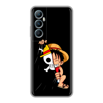 Силиконовый чехол на Realme C65 с принтом One Piece Ван Пис
