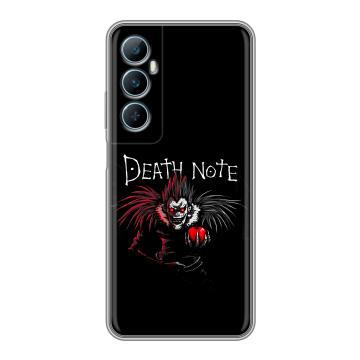 Силиконовый чехол на Realme C65 с принтом Death note Тетрадь смерти Силиконовый чехол на Realme C65 с принтом Death note Тетрадь смерти