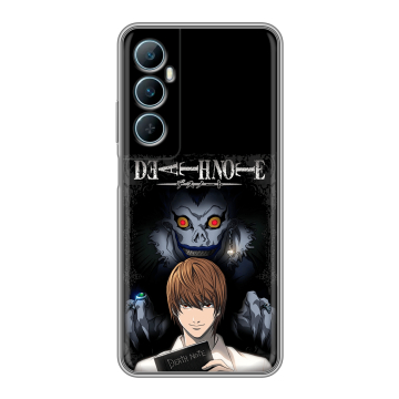 Силиконовый чехол на Realme C65 с принтом Death note Тетрадь смерти