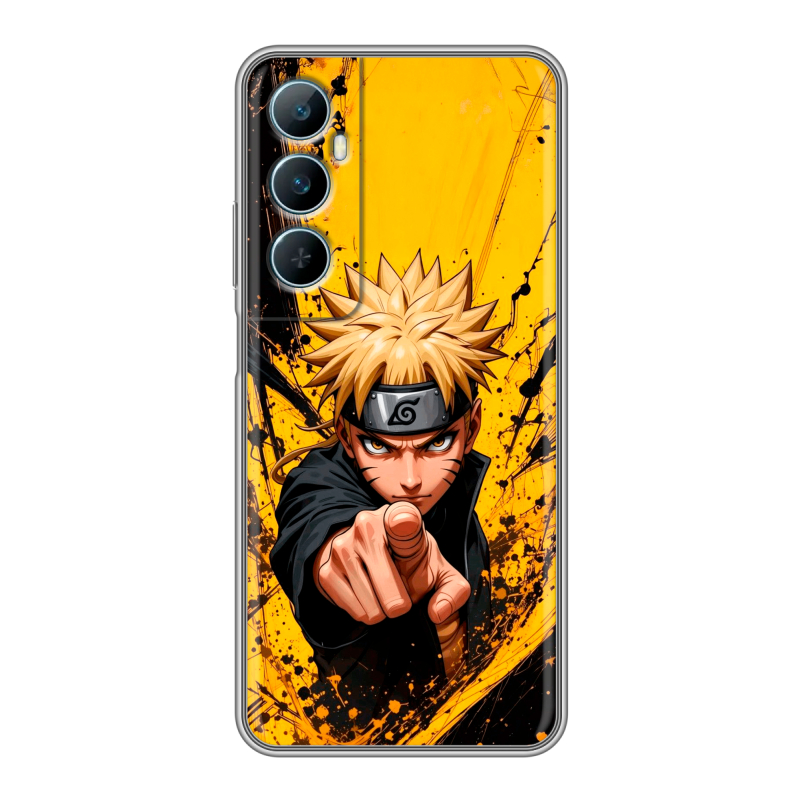 Силиконовый чехол на Realme C65 с принтом Naruto Наруто Силиконовый чехол на Realme C65 с принтом Naruto Наруто