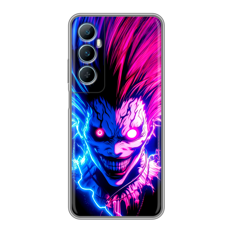 Силиконовый чехол на Realme C65 с принтом Death note Тетрадь смерти Силиконовый чехол на Realme C65 с принтом Death note Тетрадь смерти