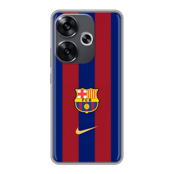 Силиконовый чехол на Xiaomi Redmi Turbo 3 с принтом Барселона Barcelona