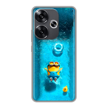 Силиконовый чехол на Xiaomi Redmi Turbo 3 с принтом Миньоны Силиконовый чехол на Xiaomi Redmi Turbo 3 с принтом Миньоны