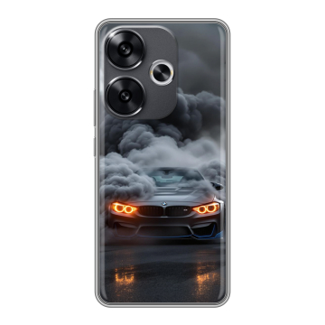 Силиконовый чехол на Xiaomi Redmi Turbo 3 с принтом BMW БМВ Силиконовый чехол на Xiaomi Redmi Turbo 3 с принтом BMW БМВ