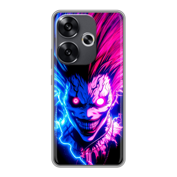 Силиконовый чехол на Xiaomi Redmi Turbo 3 с принтом Death note Тетрадь смерти