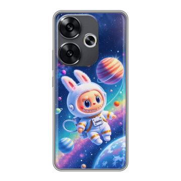 Силиконовый чехол на Xiaomi Redmi Turbo 3 с принтом Labubu Лабубу