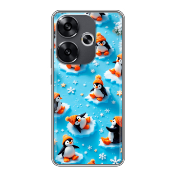 Силиконовый чехол на Xiaomi Redmi Turbo 3 с принтом Новый год
