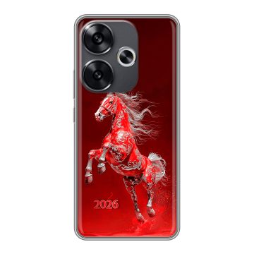 Силиконовый чехол на Xiaomi Redmi Turbo 3 с принтом Новый год