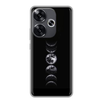Силиконовый чехол на Xiaomi Redmi Turbo 3 с принтом женский