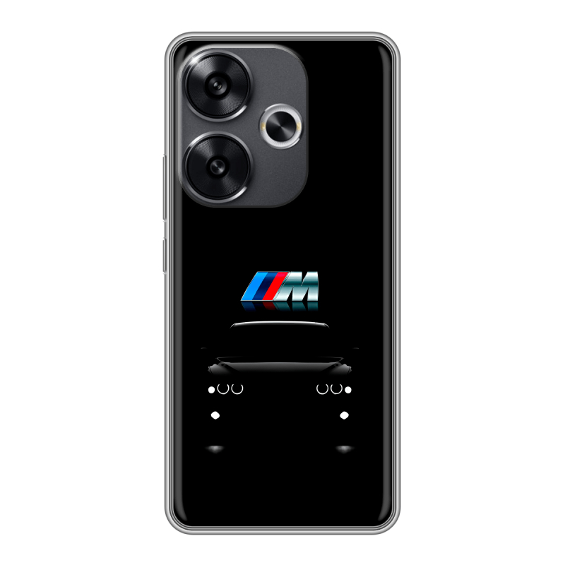Силиконовый чехол на Xiaomi Redmi Turbo 3 с принтом БМВ BMW Силиконовый чехол на Xiaomi Redmi Turbo 3 с принтом БМВ BMW
