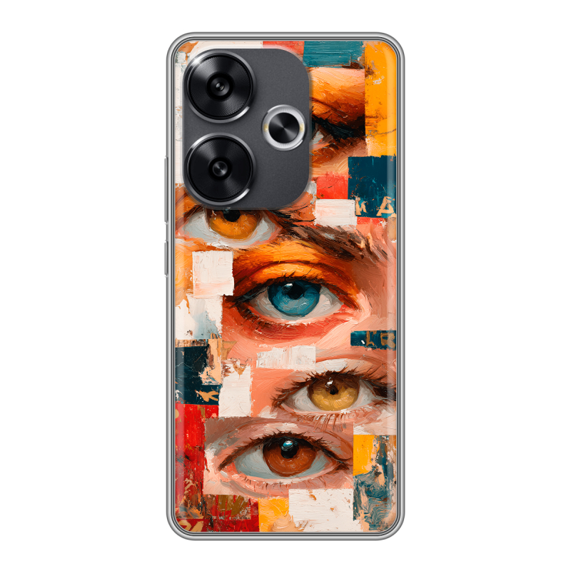 Силиконовый чехол на Xiaomi Redmi Turbo 3 с принтом Модный принт Силиконовый чехол на Xiaomi Redmi Turbo 3 с принтом Модный принт
