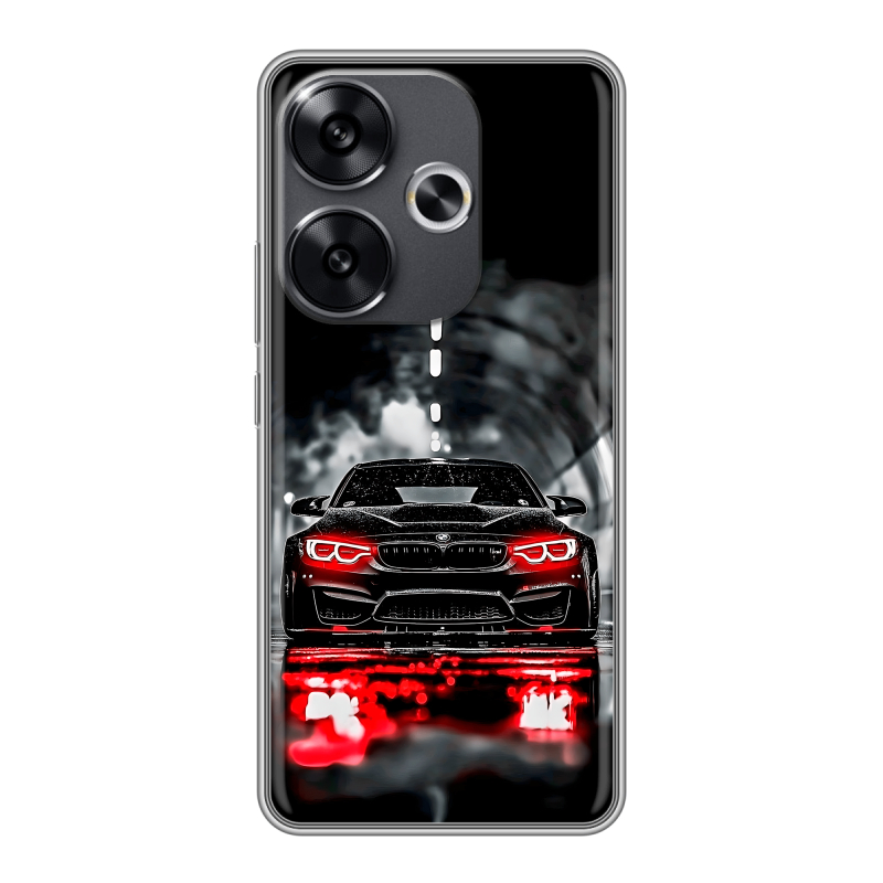 Силиконовый чехол на Xiaomi Redmi Turbo 3 с принтом BMW БМВ Силиконовый чехол на Xiaomi Redmi Turbo 3 с принтом BMW БМВ