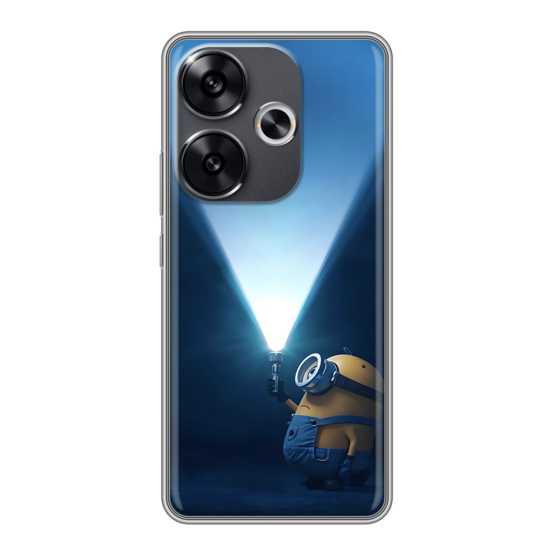 Силиконовый чехол на Xiaomi Redmi Turbo 3 с принтом Миньоны Силиконовый чехол на Xiaomi Redmi Turbo 3 с принтом Миньоны