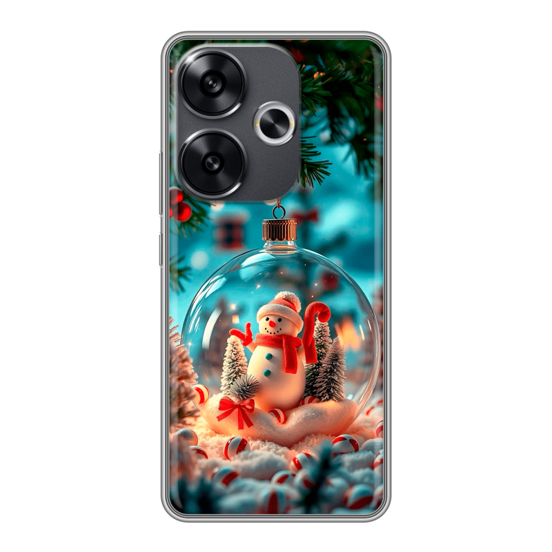Силиконовый чехол на Xiaomi Redmi Turbo 3 с принтом Новый год Силиконовый чехол на Xiaomi Redmi Turbo 3 с принтом Новый год