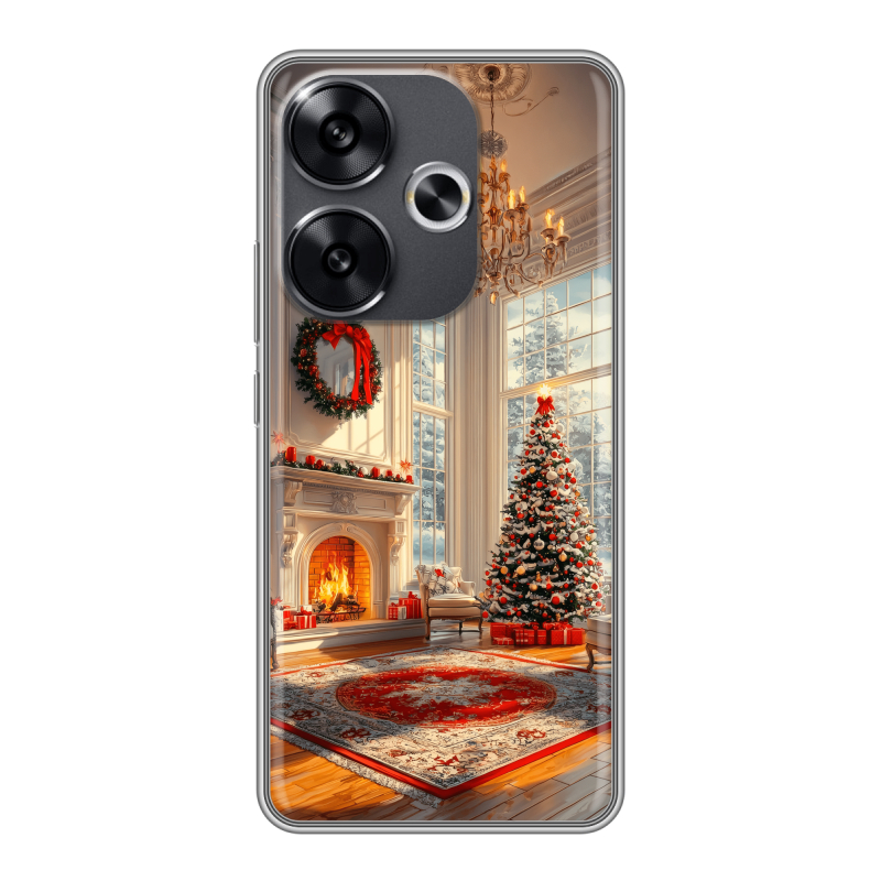 Силиконовый чехол на Xiaomi Redmi Turbo 3 с принтом Новый год Силиконовый чехол на Xiaomi Redmi Turbo 3 с принтом Новый год