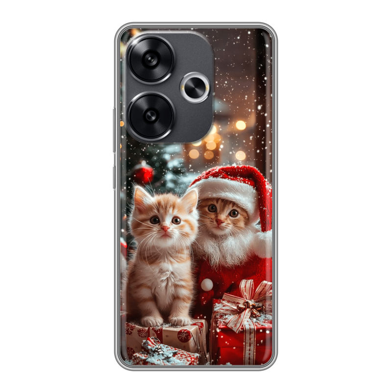 Силиконовый чехол на Xiaomi Redmi Turbo 3 с принтом Новый год Силиконовый чехол на Xiaomi Redmi Turbo 3 с принтом Новый год