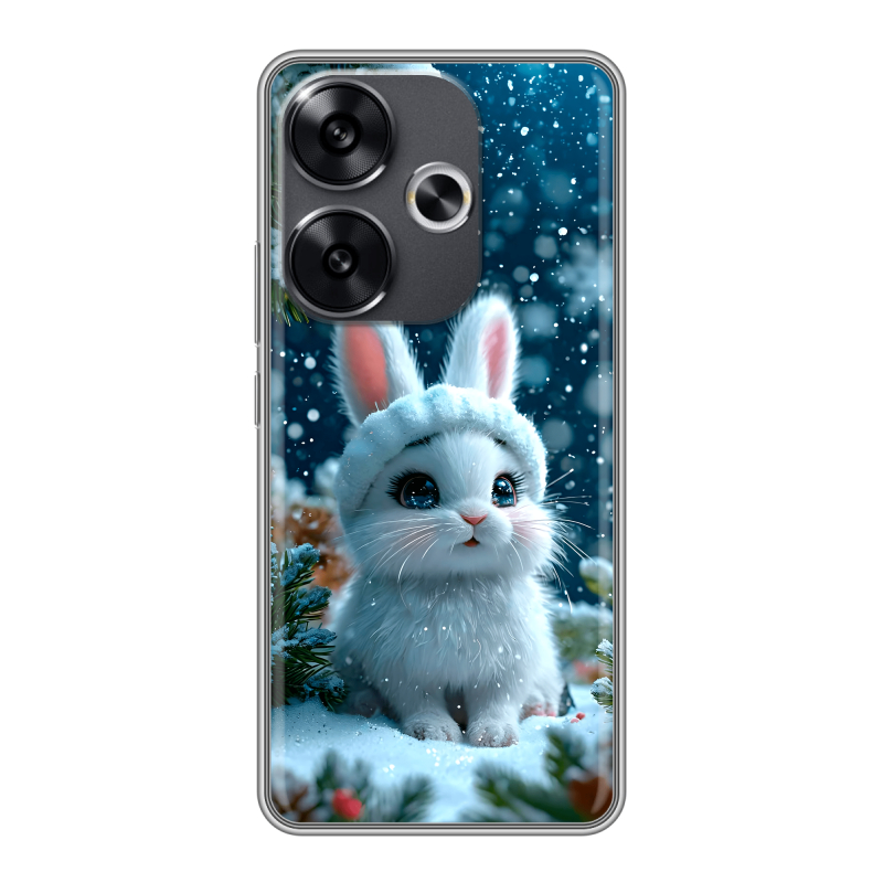Силиконовый чехол на Xiaomi Redmi Turbo 3 с принтом Новый год Силиконовый чехол на Xiaomi Redmi Turbo 3 с принтом Новый год
