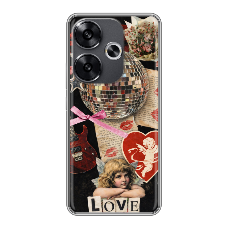 Силиконовый чехол на Xiaomi Redmi Turbo 3 с принтом для девочек Силиконовый чехол на Xiaomi Redmi Turbo 3 с принтом для девочек