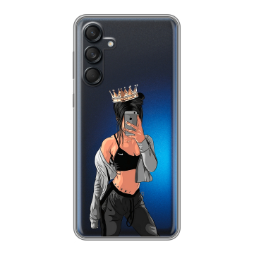 Силиконовый чехол на Samsung Galaxy M55 с принтом Женские принты Силиконовый чехол на Samsung Galaxy M55 с принтом Женские принты