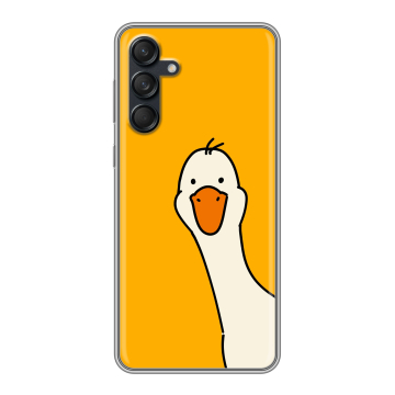 Силиконовый чехол на Samsung Galaxy M55 с принтом Утка