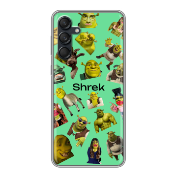 Силиконовый чехол на Samsung Galaxy M55 с принтом Шрек Shrek