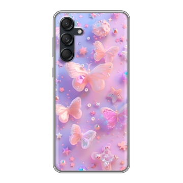 Силиконовый чехол на Samsung Galaxy M55 с принтом Бабочки
