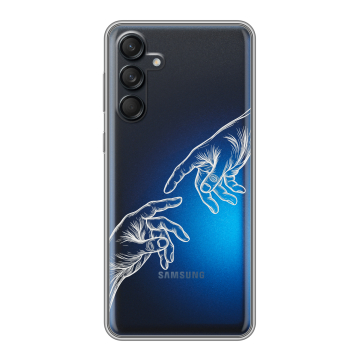 Силиконовый чехол на Samsung Galaxy M55 с принтом Сотворение мира