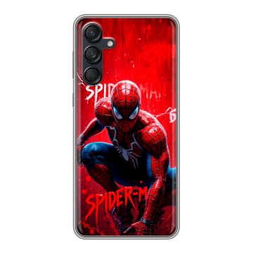Силиконовый чехол на Samsung Galaxy M55 с принтом Spiderman Человек паук Силиконовый чехол на Samsung Galaxy M55 с принтом Spiderman Человек паук